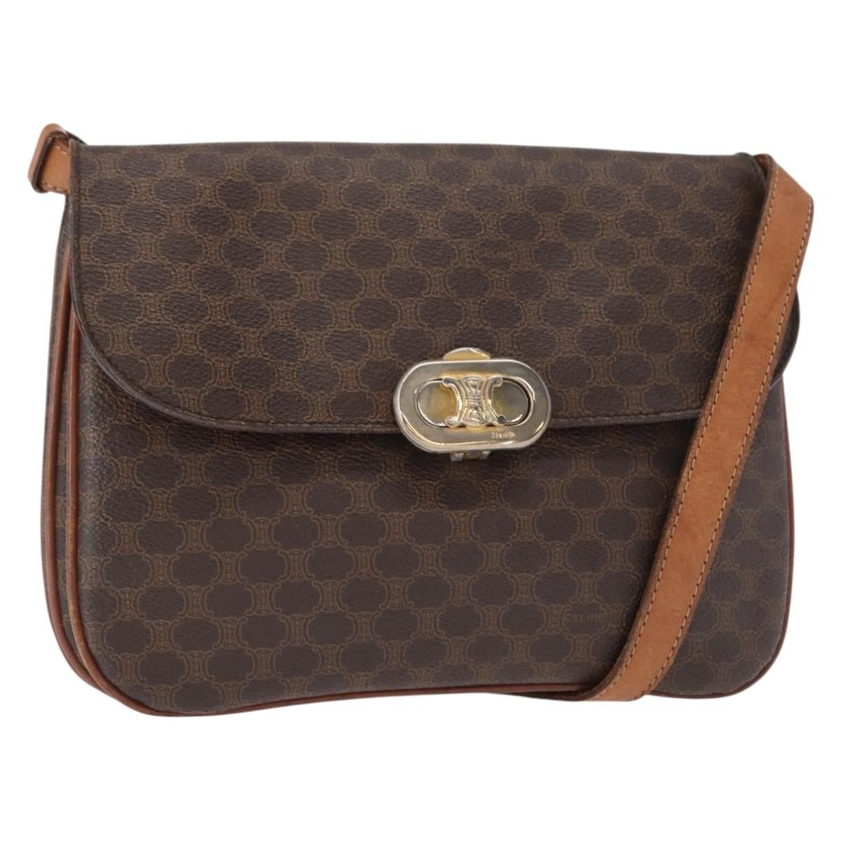 Celine Vintage Macadam Shoulder Bag - Brandsamsara