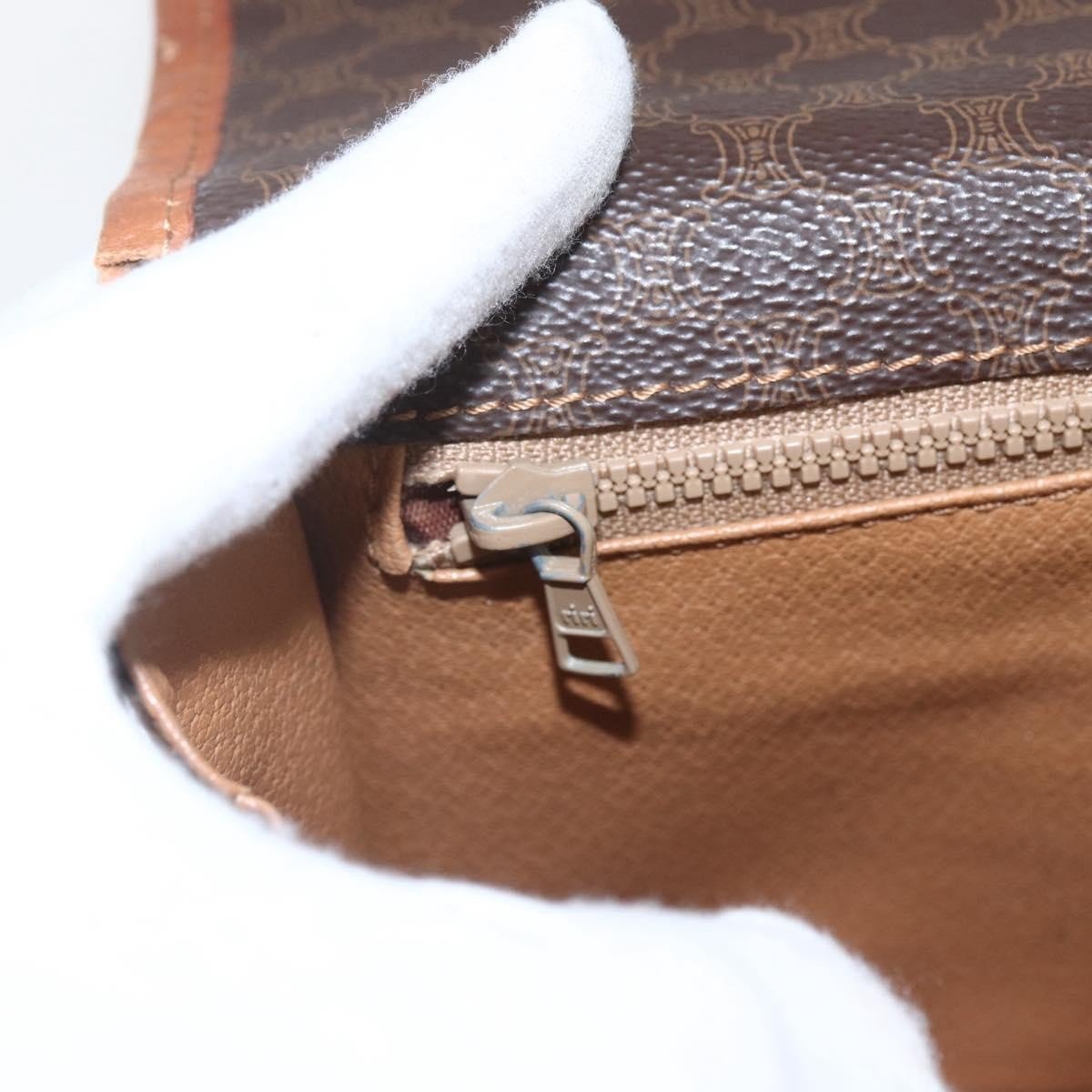 Celine Vintage Macadam Shoulder Bag - Brandsamsara