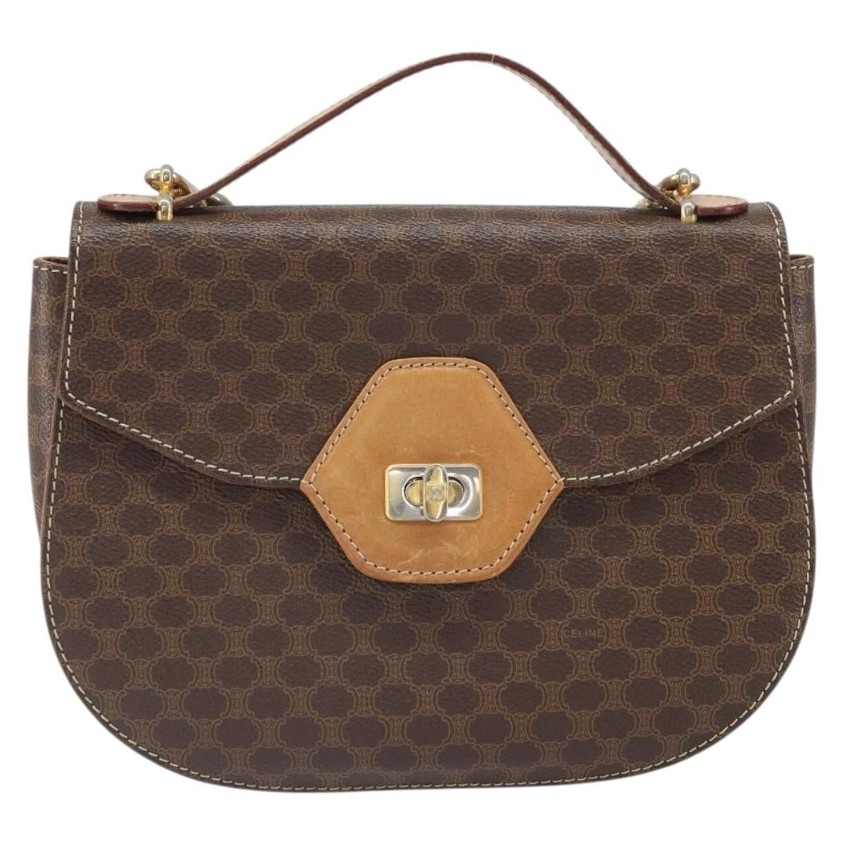 Celine Vintage Macadam Shoulder Bag - Brandsamsara