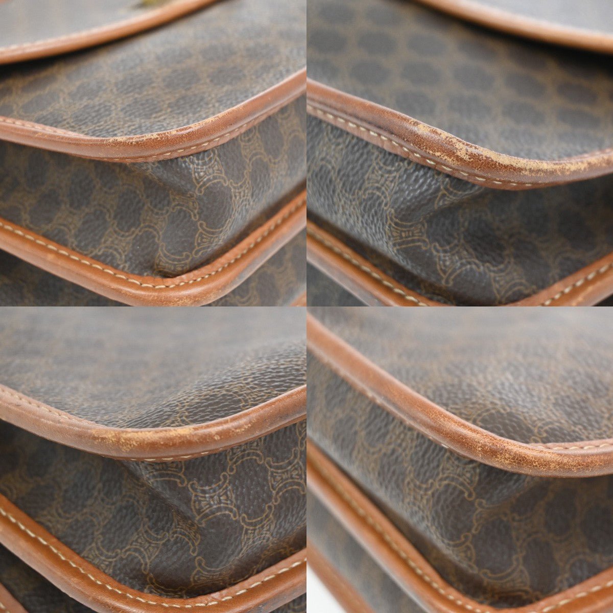 Celine Vintage Macadam Shoulder Bag - Brandsamsara