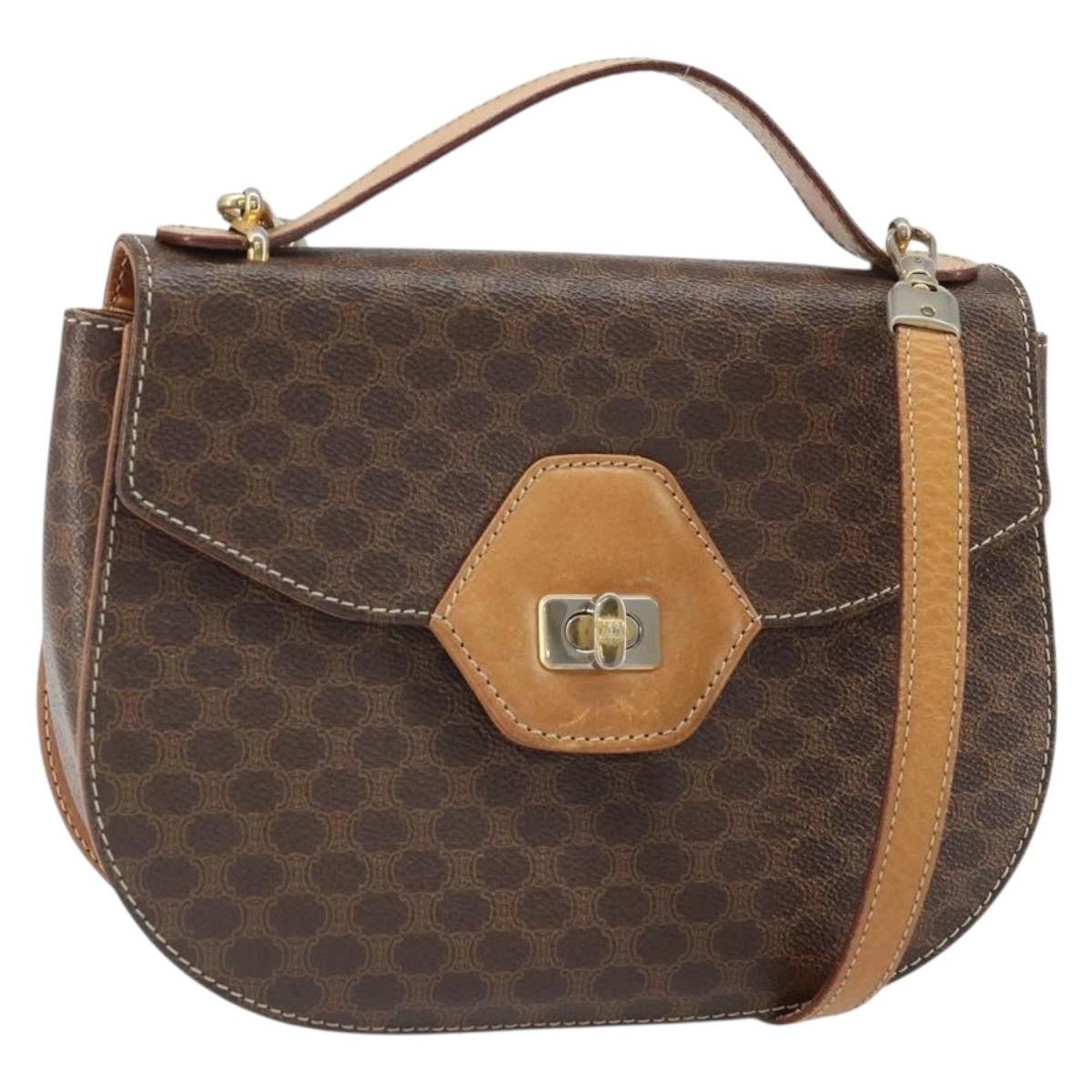 Celine Vintage Macadam Shoulder Bag - Brandsamsara
