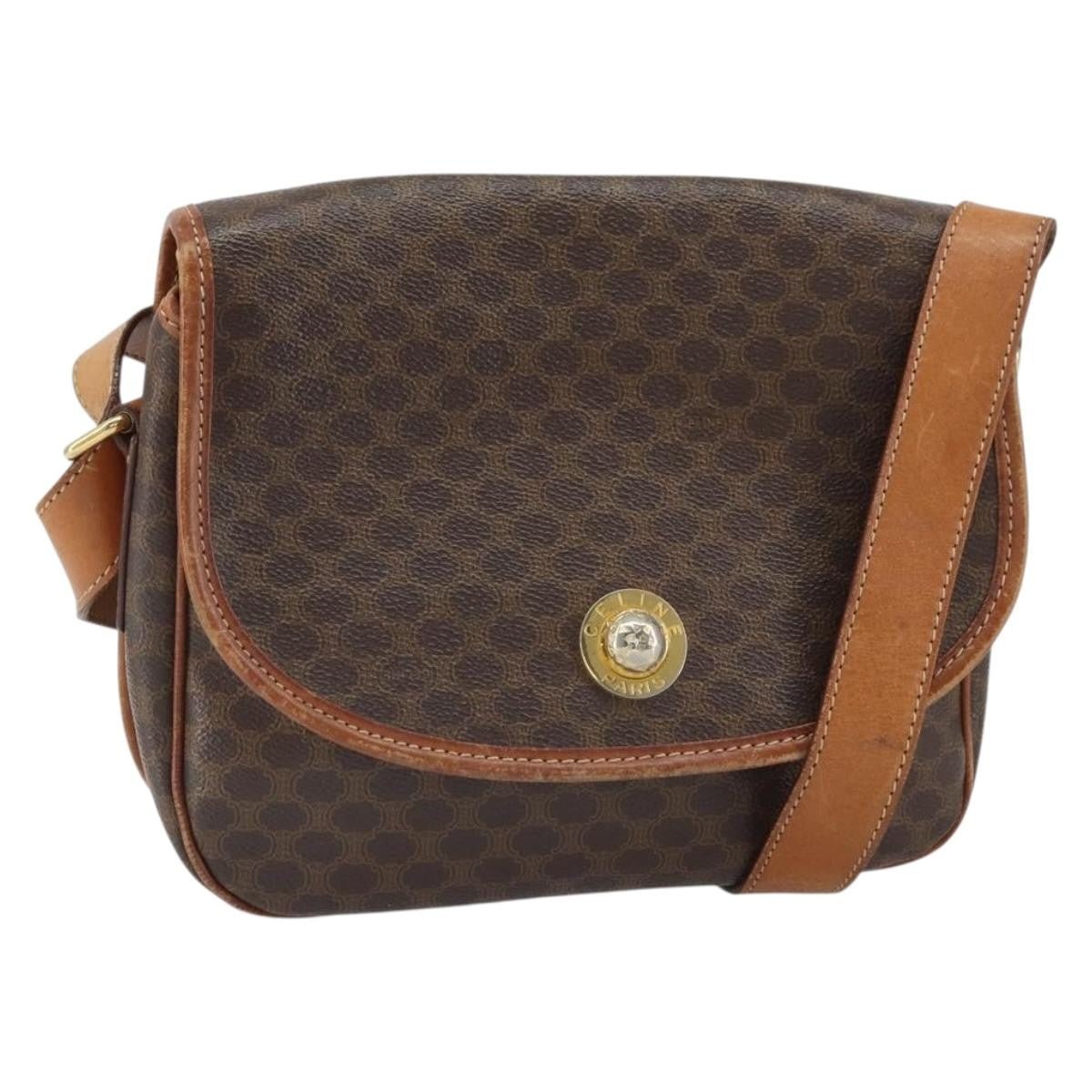 Celine Vintage Macadam Shoulder Bag - Brandsamsara