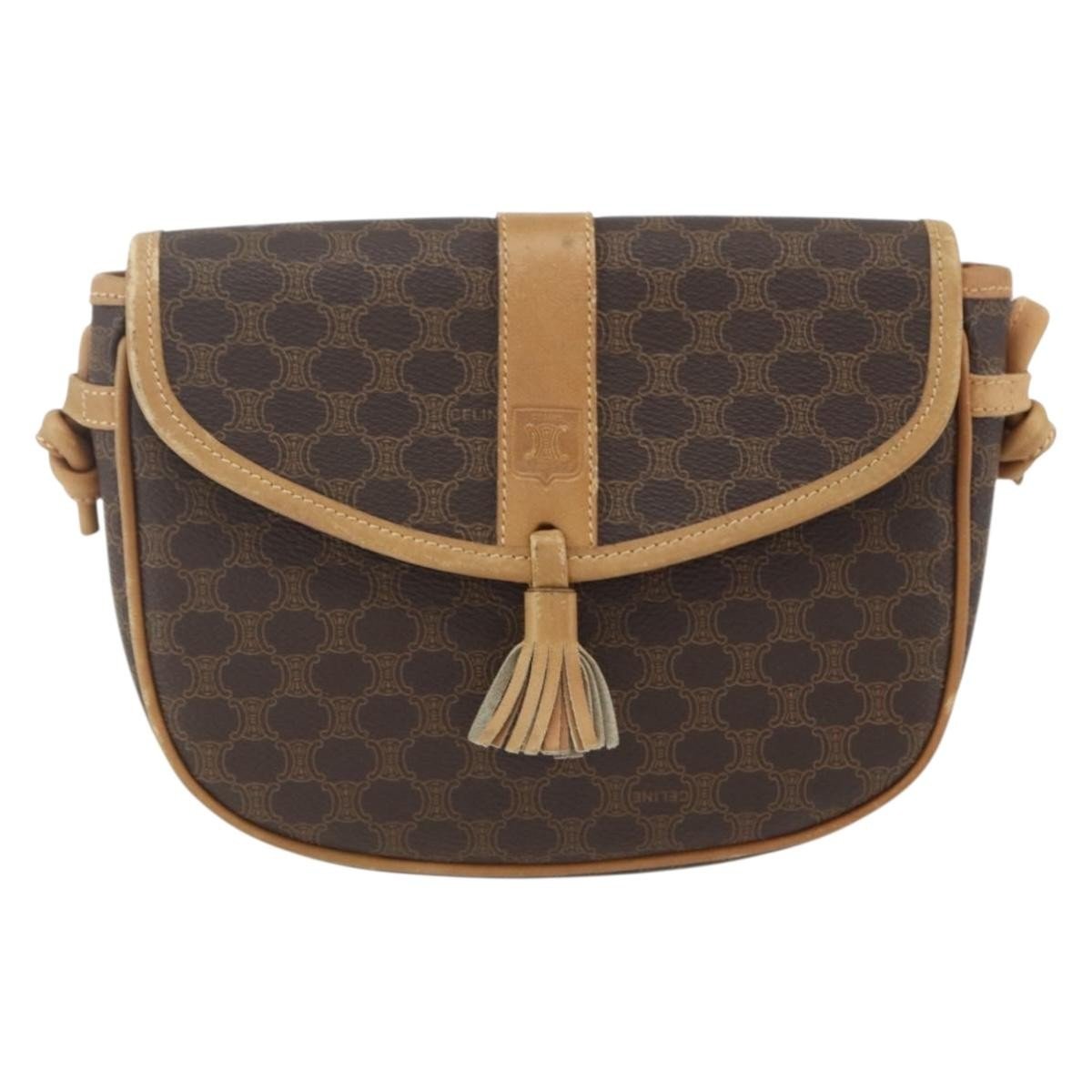 Celine Vintage Macadam Shoulder Bag - Brandsamsara