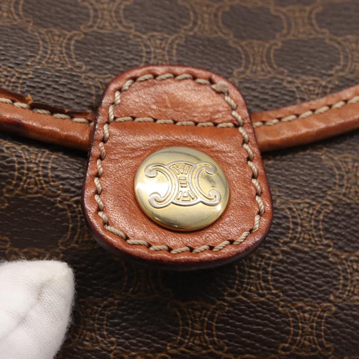 Celine Vintage Macadam Shoulder Bag - Brandsamsara