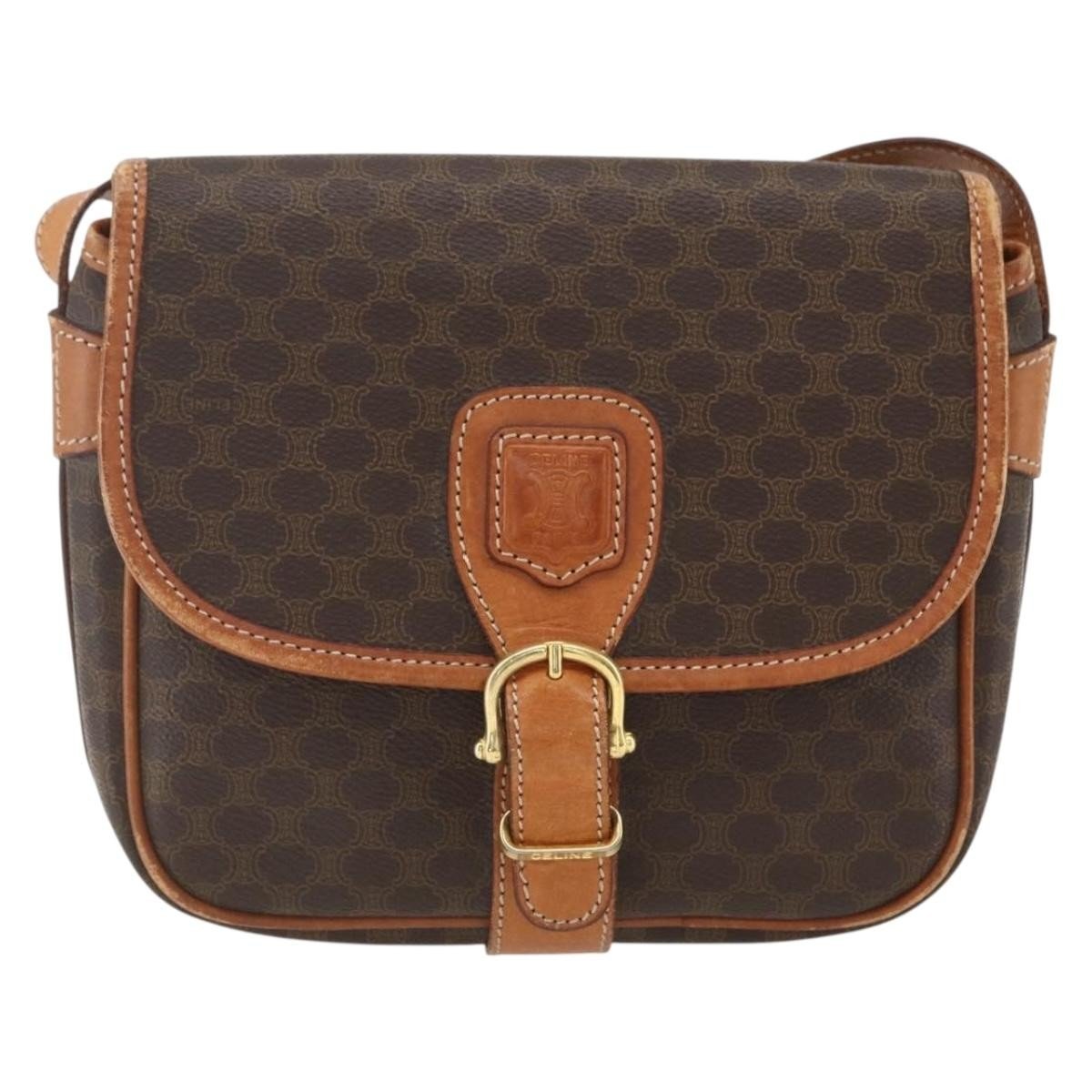 Celine Vintage Macadam Shoulder Bag - Brandsamsara