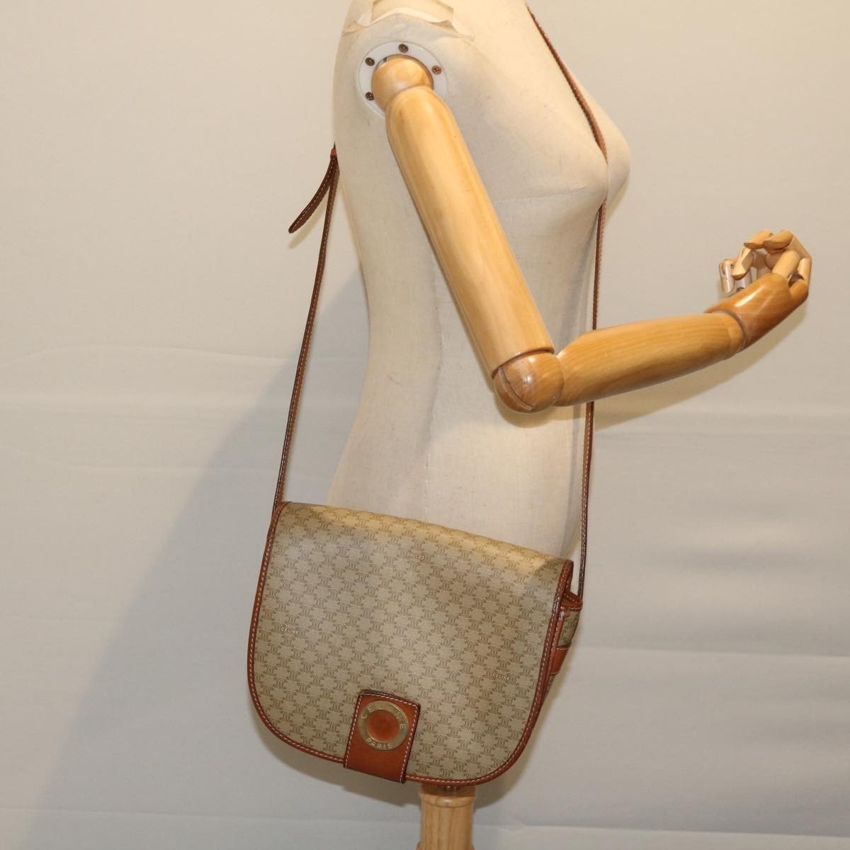 Celine Vintage Macadam Shoulder Bag - Brandsamsara