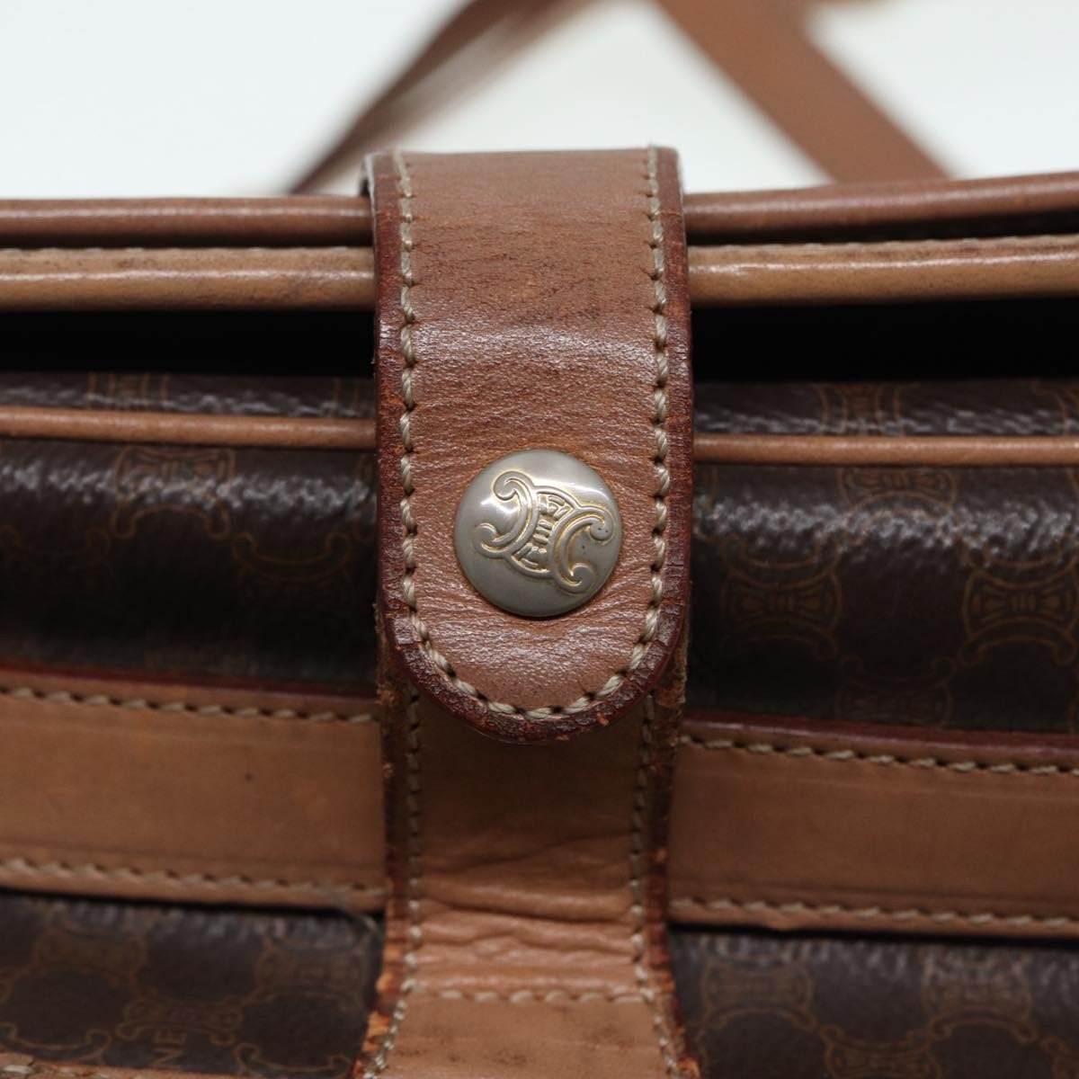Celine Vintage Saddle Flap Shoulder Bag - Brandsamsara