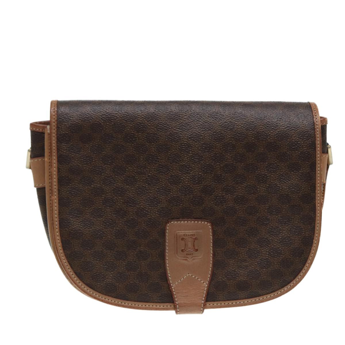 Celine Vintage Saddle Flap Shoulder Bag - Brandsamsara