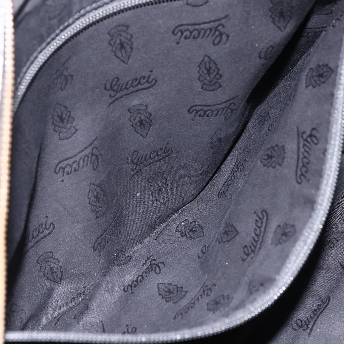 Gucci Zip Messenger GG Imprime, Black, Canvas, Handbag