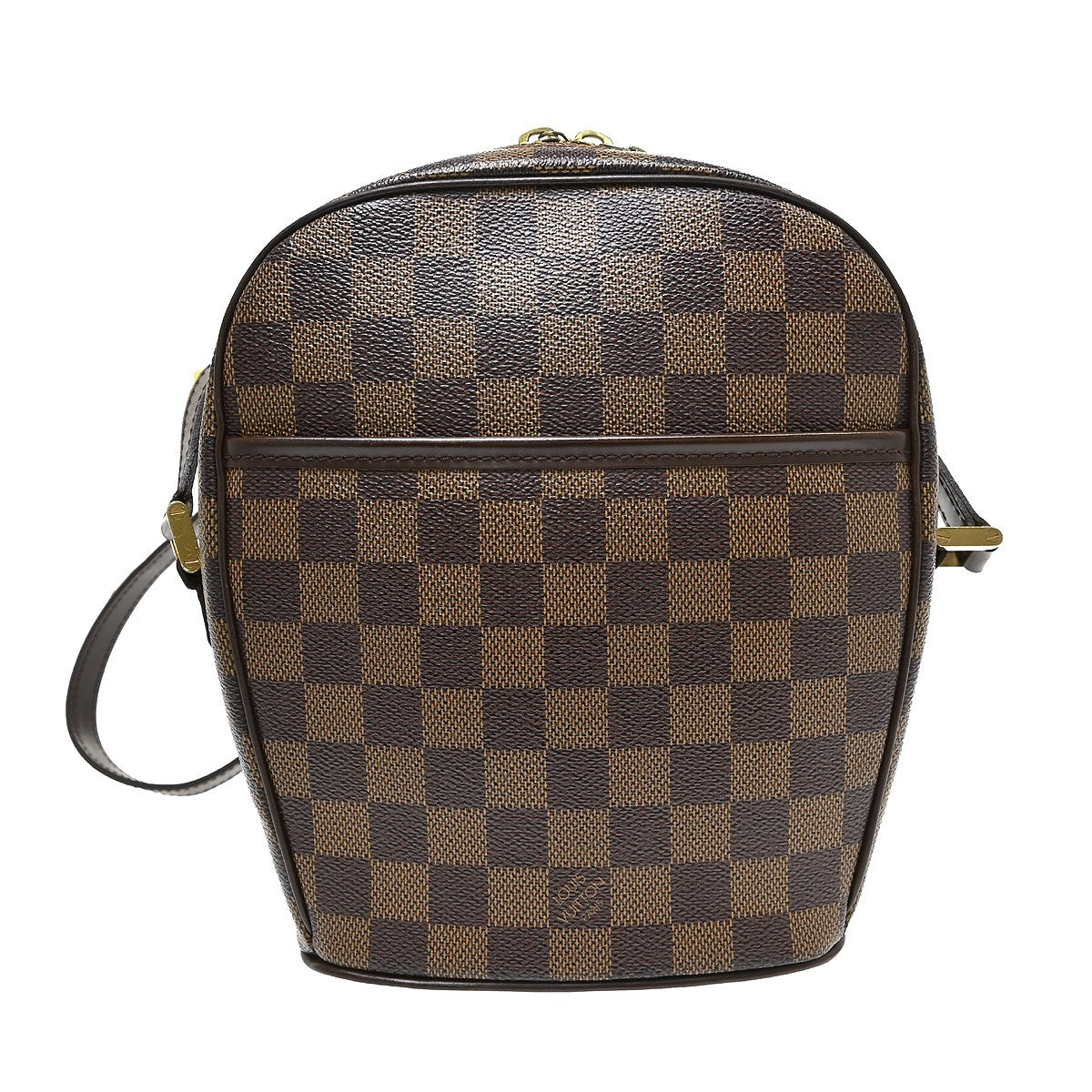 Louis Vuitton Ipanema Damier Ebene, Brown, Canvas, Shoulder Bag