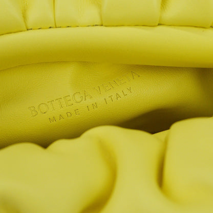 Bottega Veneta The Fringe Leather, Yellow, Leather, Clutch