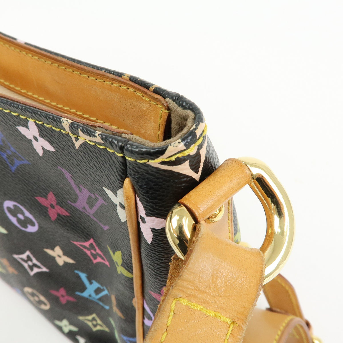 Louis Vuitton Lodge Monogram Multicolor, Black, Canvas, Handbag