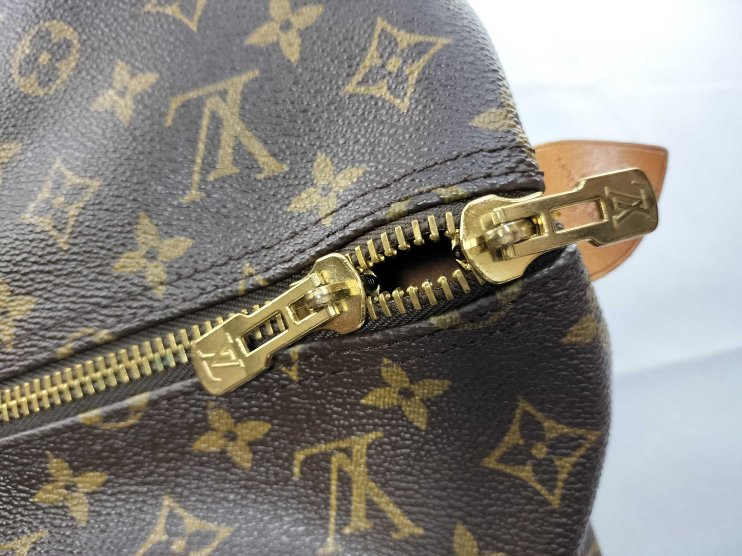 Louis Vuitton Keepall Monogram Canvas, Brown, Canvas, Travel Bag