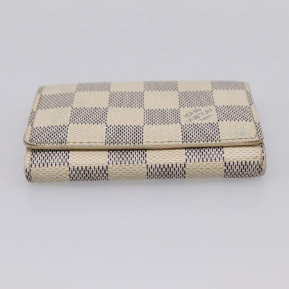 Louis Vuitton Envelope Business Card Holder Damier, White, Canvas, Card Holder