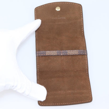 Louis Vuitton Cuff Case Monogram Damier, Brown, Canvas, Wallet