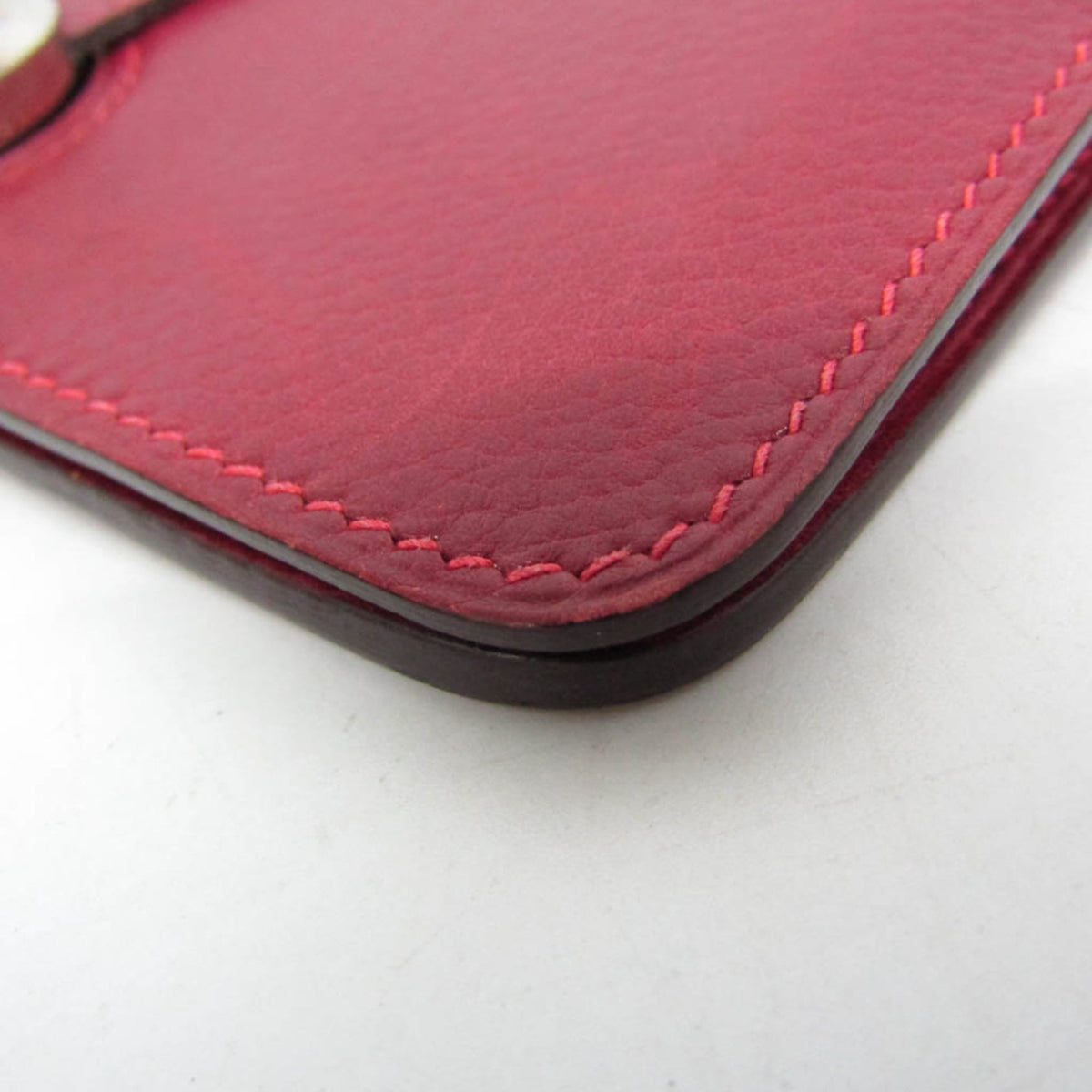 Hermes Dogon Compact Leather, Red, Leather, Wallet