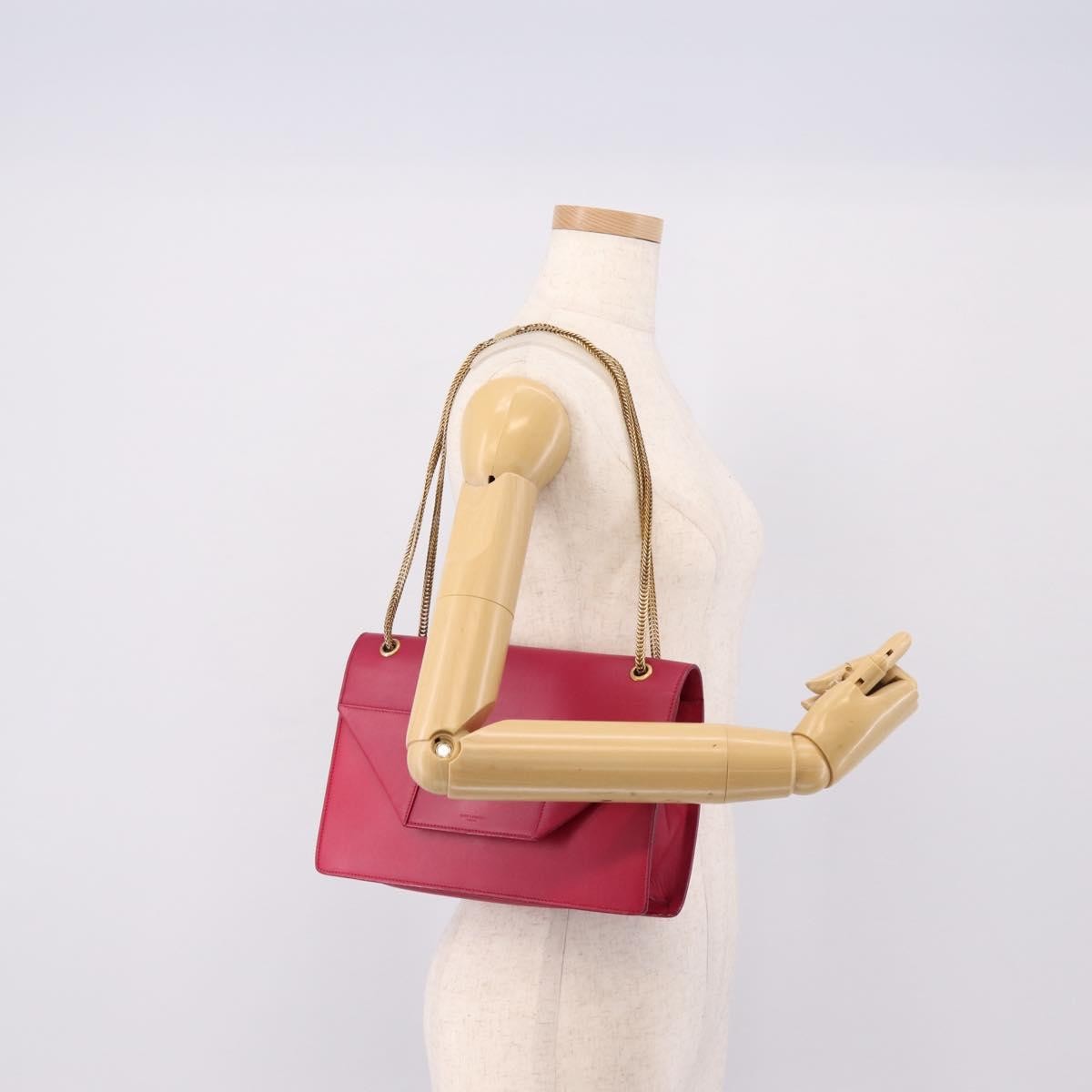 Saint Laurent Vintage Shoulder bag Leather, Pink, Leather, Shoulder Bag