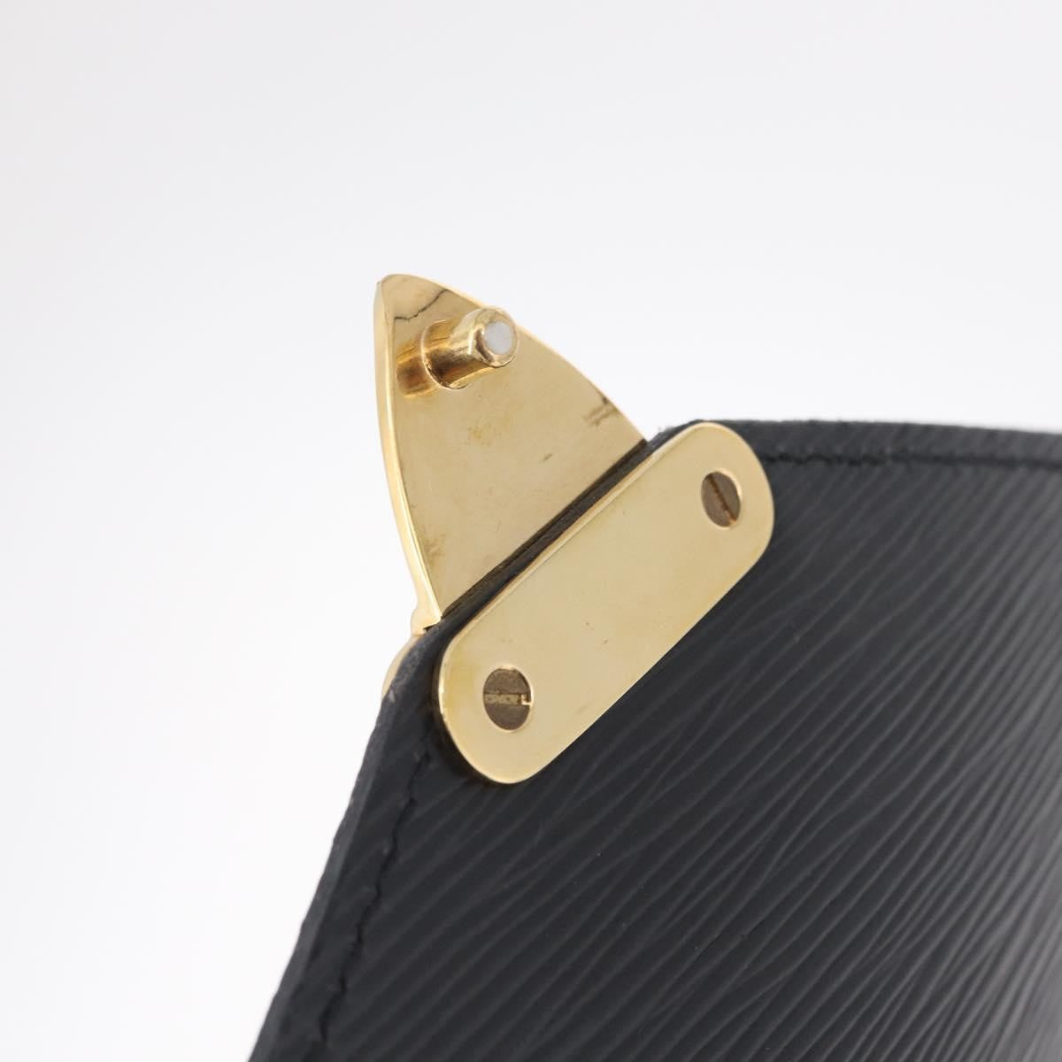 Louis Vuitton Porte-Documents Senateur Epi Leather, Black, Leather, Handbag