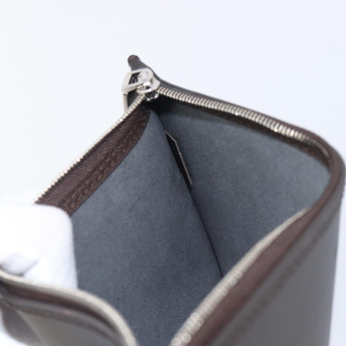 Louis Vuitton Neverfull Pochette Leather, Brown, Leather, Clutch