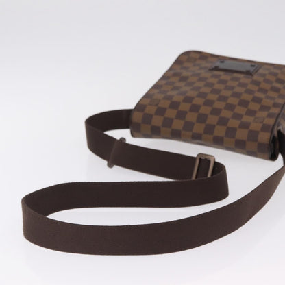 Louis Vuitton Brooklyn Damier, Brown, Canvas, Shoulder Bag
