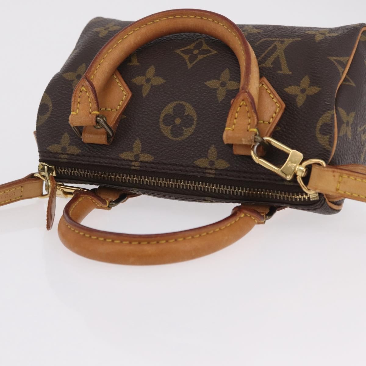 Louis Vuitton Speedy Mini HL Monogram Canvas, Brown, Canvas, Handbag