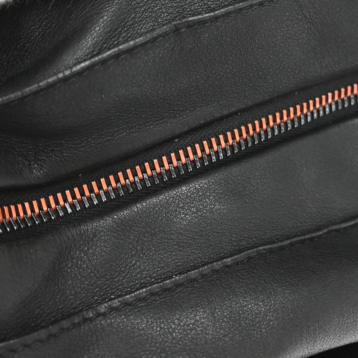 Hermes Caravan Leather, Black, Leather, Tote Bag