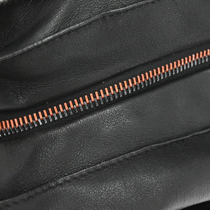 Hermes Caravan Leather, Black, Leather, Tote Bag