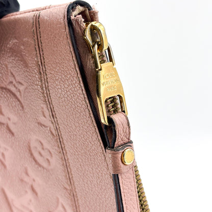 Louis Vuitton Daily Pouch Monogram Empreinte Leather, Pink, Leather, Clutch