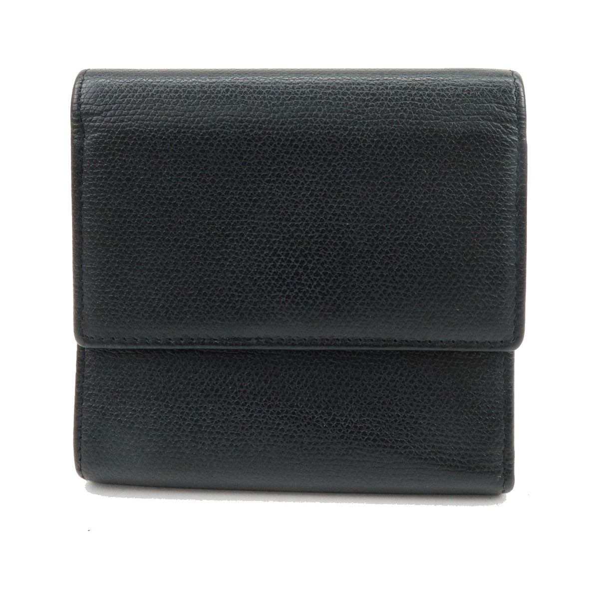 Chanel CC Button Coin Purse Leather, Black, Calfskin, Card Holder