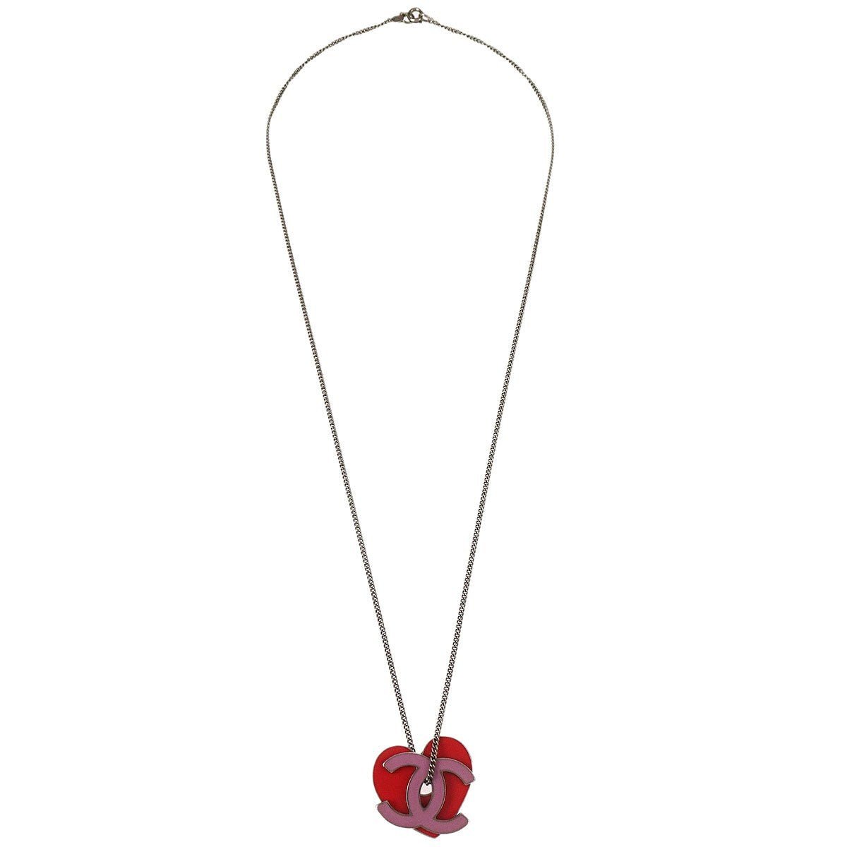 Chanel CC Heart Pendant - Brandsamsara