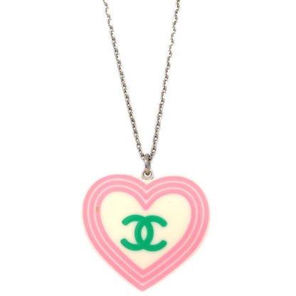 Chanel CC Heart Pendant Necklace - Brandsamsara