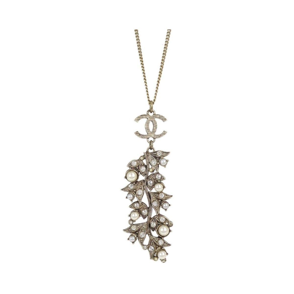 Chanel CC Leaf Cluster Pendant - Brandsamsara