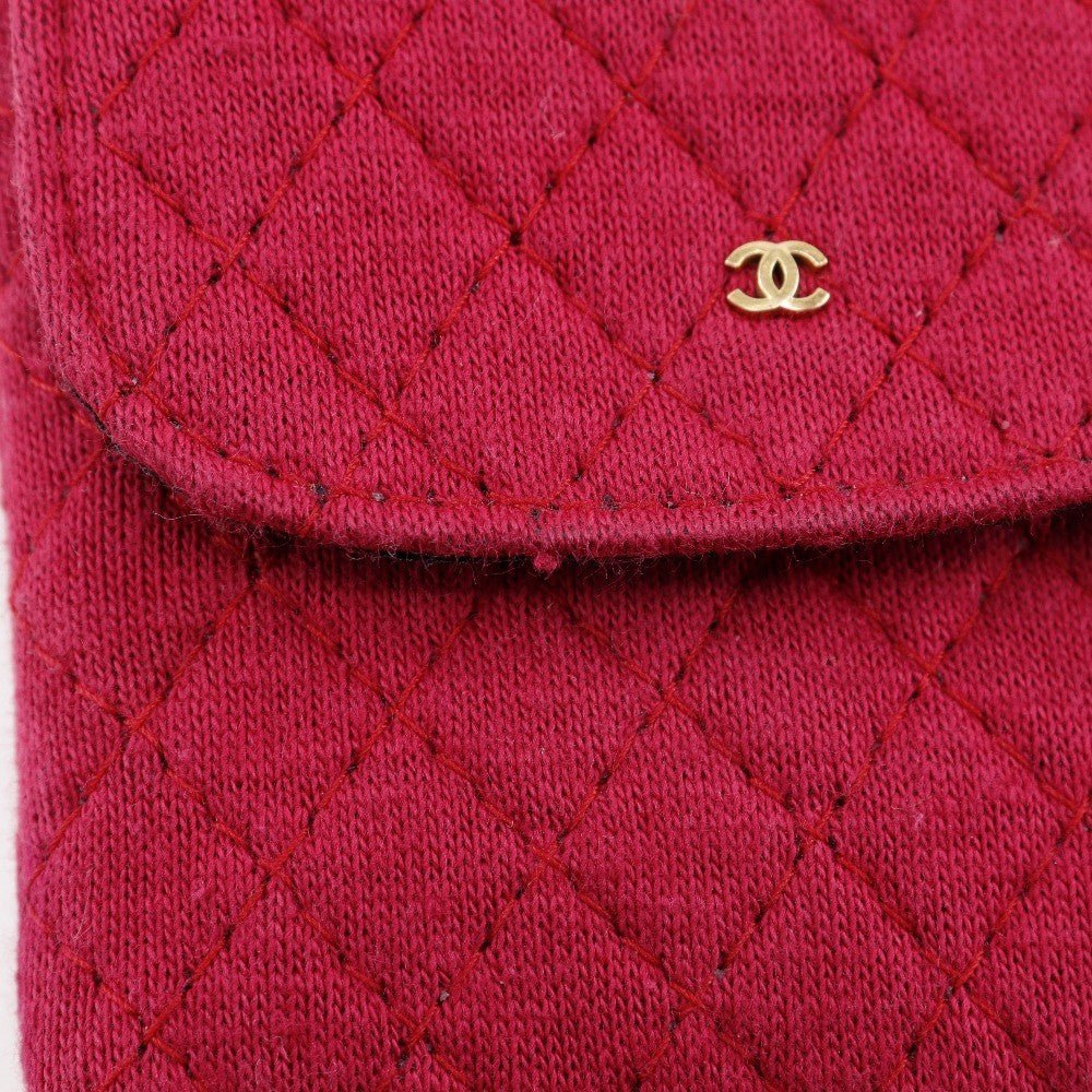 Chanel CC Logo Micro Matelasse Shoulder Bag Pouch - Brandsamsara