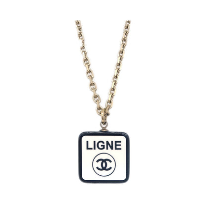 Chanel CC No.5 Pendant Metal, Gold, Gold Plated, Necklace