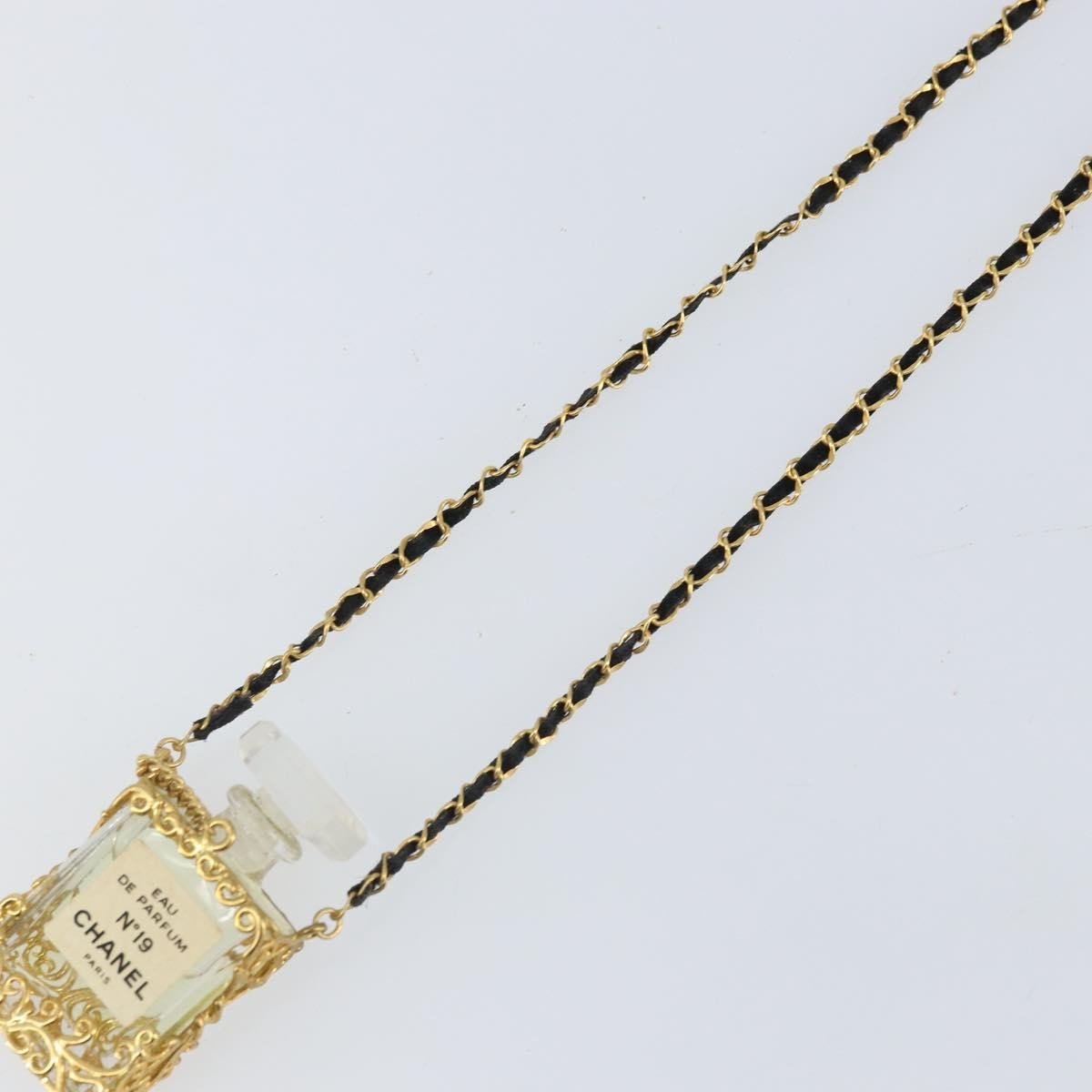 Chanel CC Perfume Bottle Pendant Chain Long Necklace - Brandsamsara