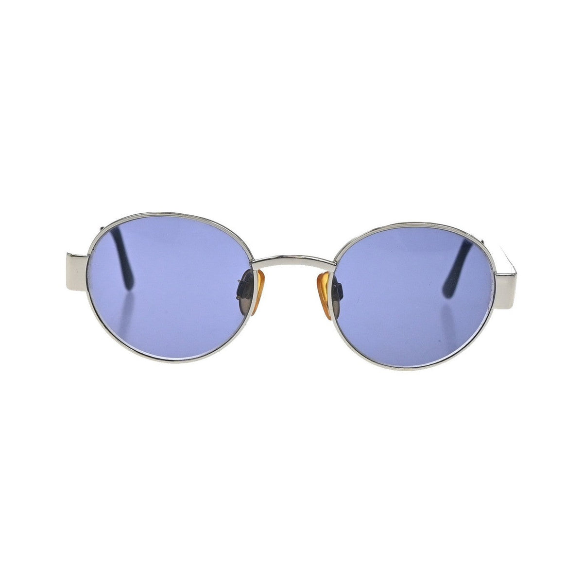 Chanel CHANEL Logo Sunglasses Eye Wear Plastic, Blue, Metal, Sunglasses