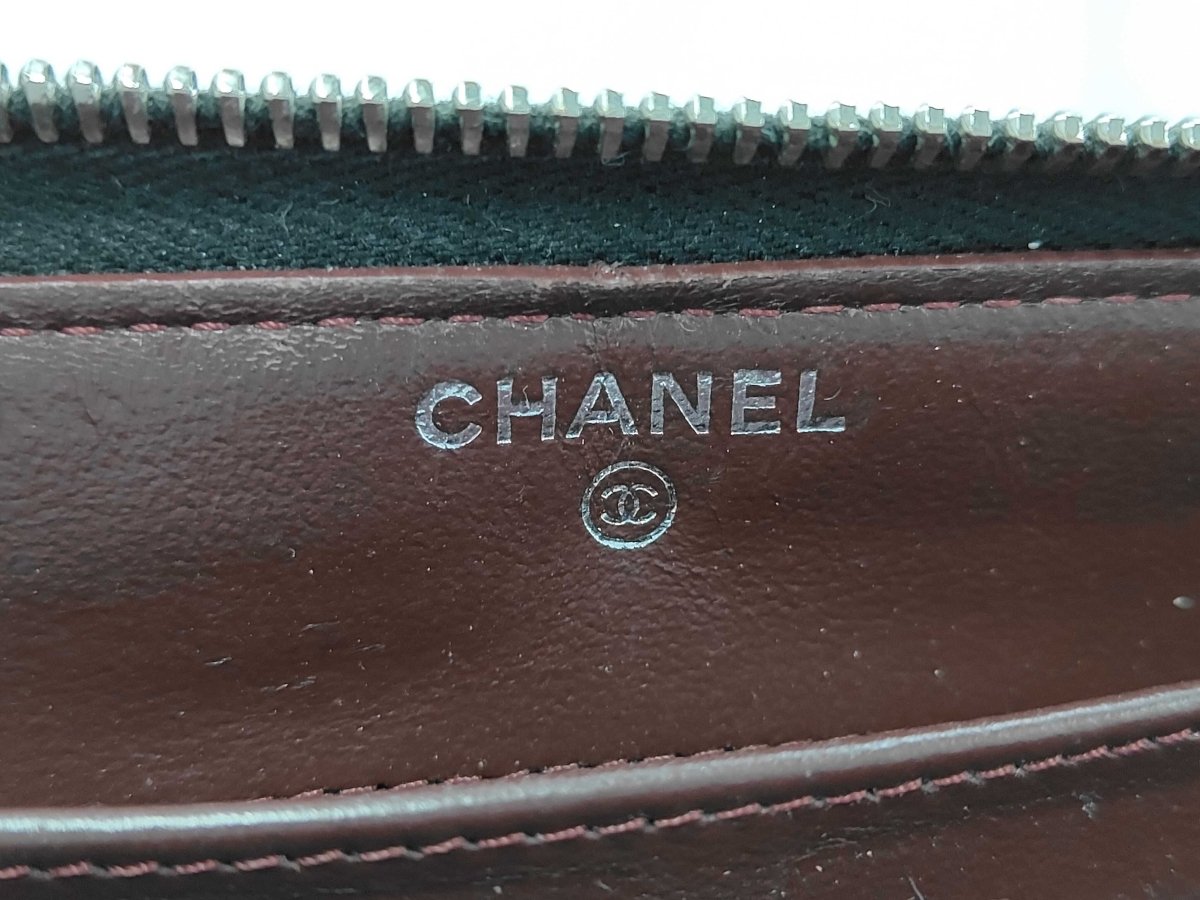 Chanel Coco Boy Zip Around Wallet - Brandsamsara
