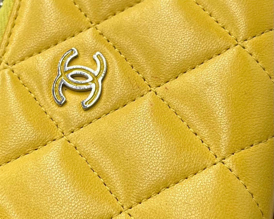 Chanel Double Stitch CC Coin Purse - Brandsamsara