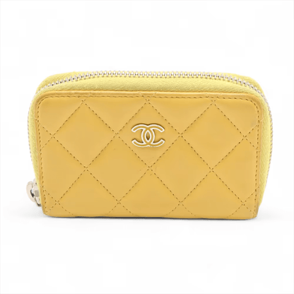 Chanel Double Stitch CC Coin Purse - Brandsamsara