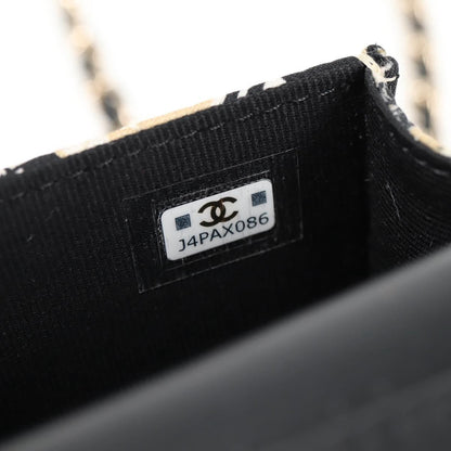 Chanel Flap Card Holder on Chain - Brandsamsara