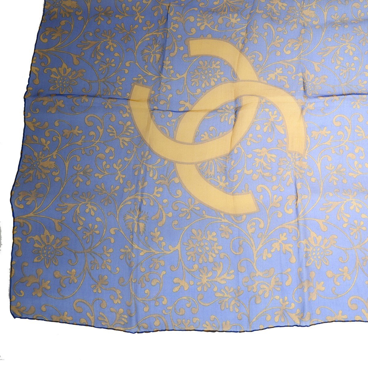 Chanel Scrunchie and Square Scarf Hair Tie Set - Brandsamsara