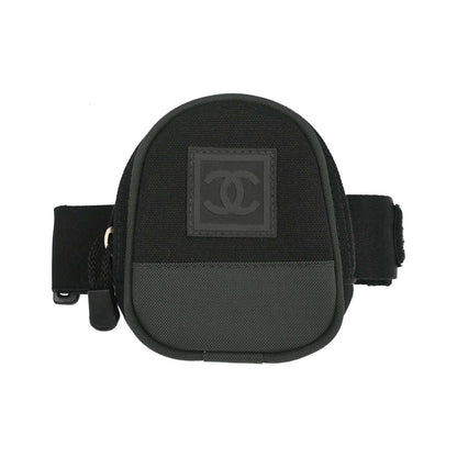 Chanel Sport Line Nylon, Black, Nylon, Crossbody Bag
