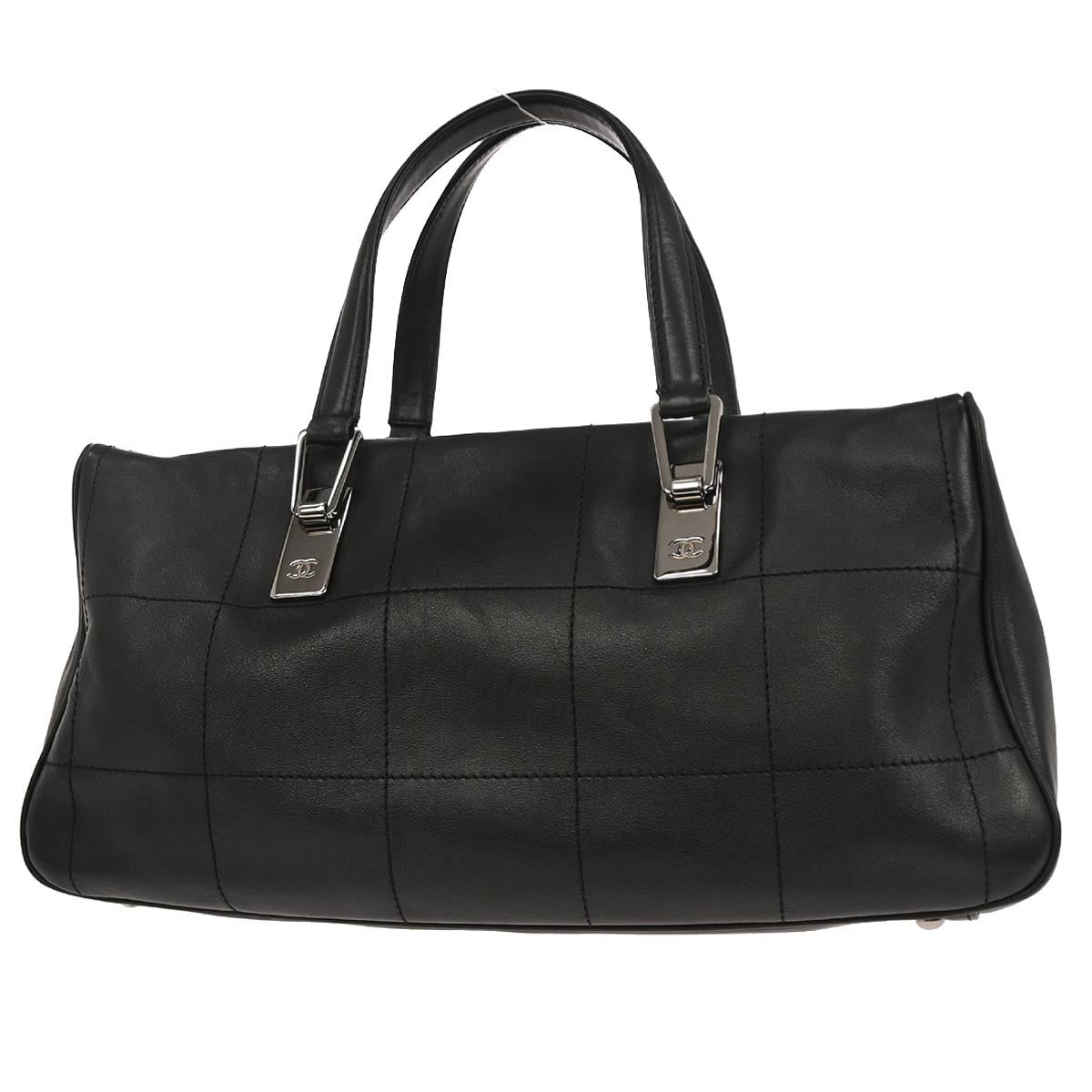 Chanel Square Stitch CC Boston Bag - Brandsamsara