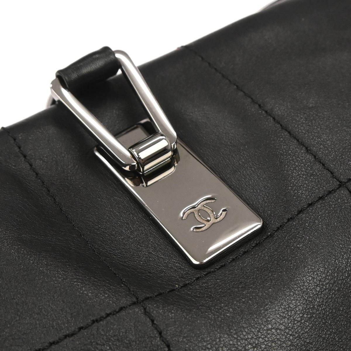 Chanel Square Stitch CC Boston Bag - Brandsamsara