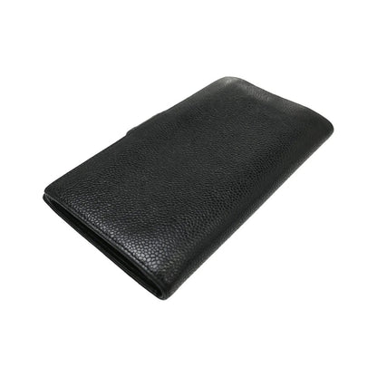 Chanel Timeless CC French Caviar, Black, Leather, Wallet