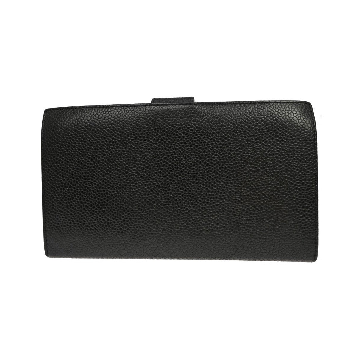 Chanel Timeless CC French Caviar, Black, Leather, Wallet