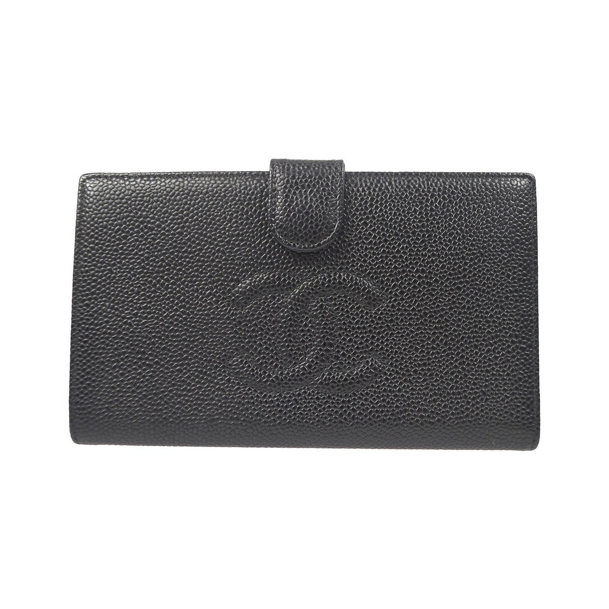 Chanel Timeless CC French Caviar, Black, Leather, Wallet