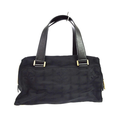 Chanel Travel Line Boston Nylon, Black, Nylon, Travel Bag