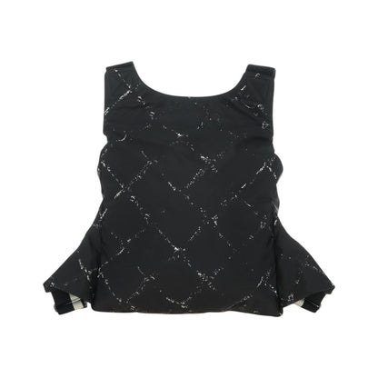 Chanel Travel Line Lock Printed Nylon, Black, Nylon, Backpack