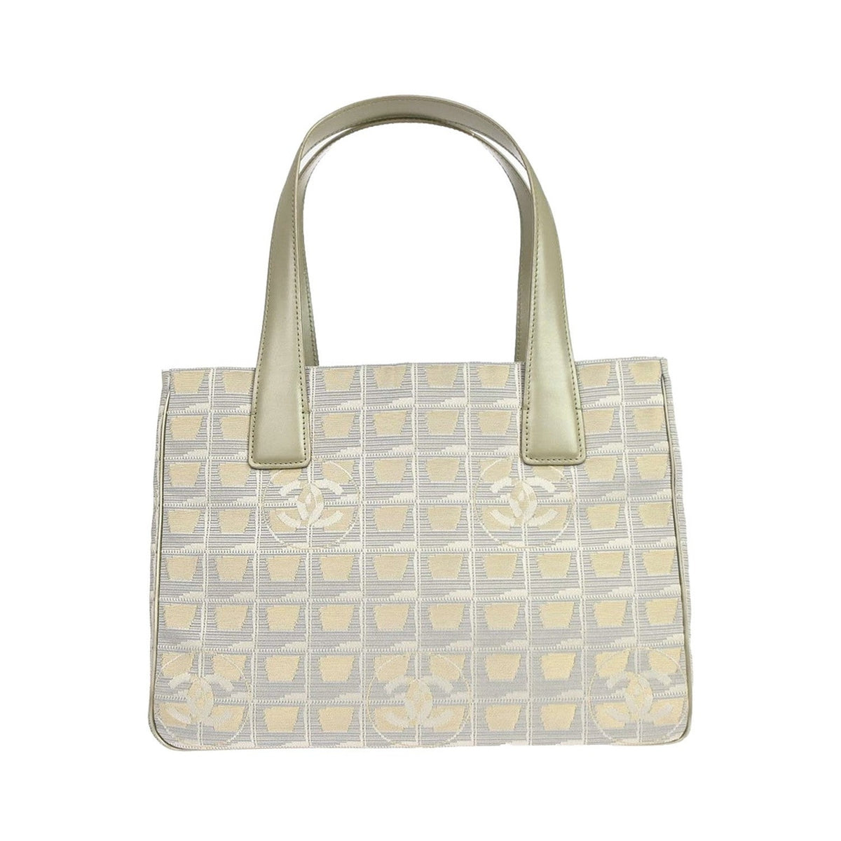 Chanel Travel Line Nylon, Gold, Nylon, Tote Bag